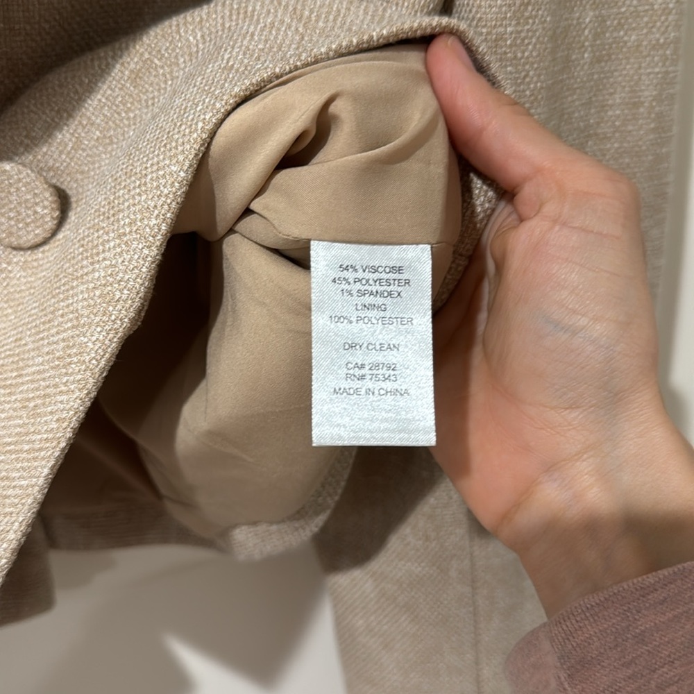 • House Of Harlow 1960 • Womens Blazer Tweed Cropped Medium - Picture 4 of 5